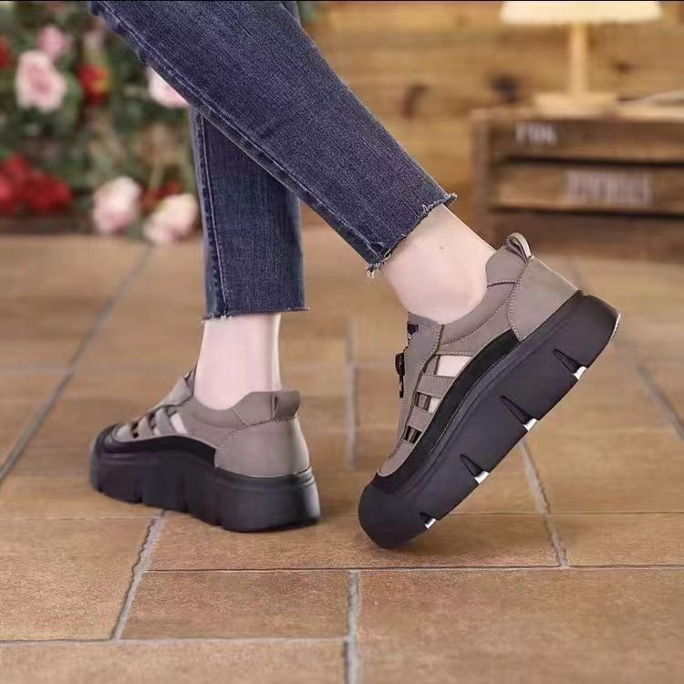 NIVANOO | Chaussures Plateforme à Coupe Aérée