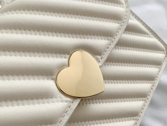 NIVANOO | Sac Tendance avec Détail Cœur Doré