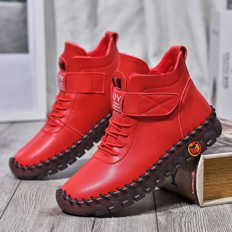 NIVANOO | Bottines d’Hiver Chaudes à Lacets en Fourrure Douce