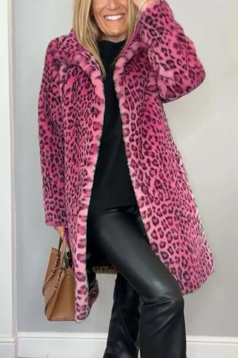NIVANOO | Manteau Léopard