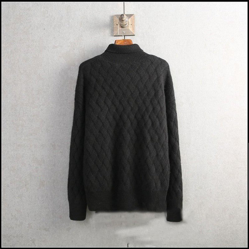 NIVANOO | Pull Col Roulé Épais en Maille Douce