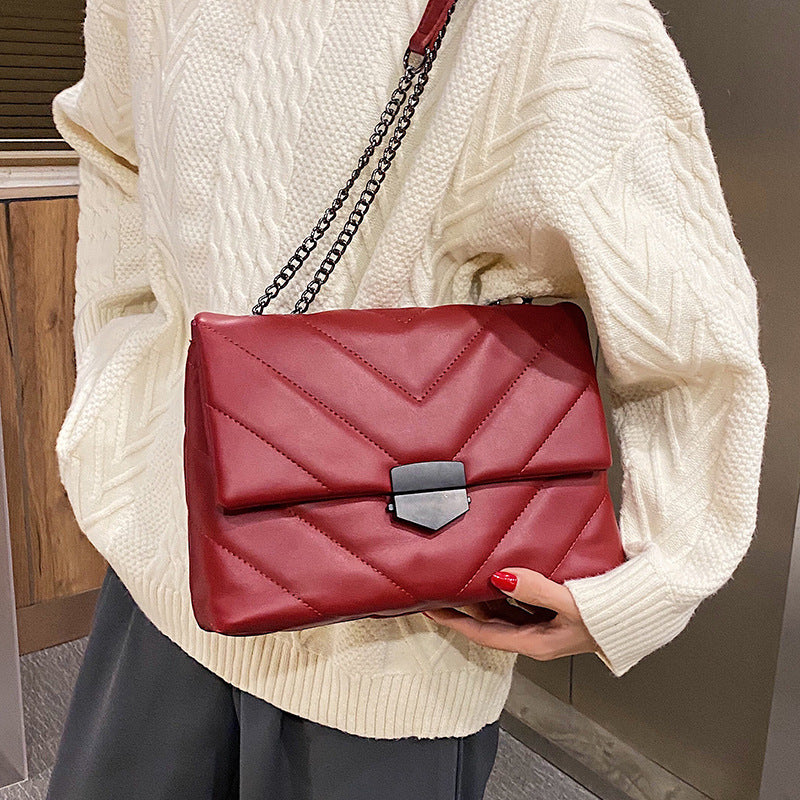 Sac Bandoulière Femme en Simili Cuir Brodé