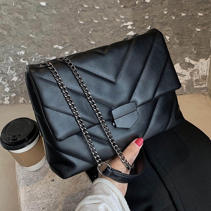 Sac Bandoulière Femme en Simili Cuir Brodé