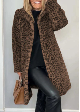 NIVANOO | Manteau Léopard
