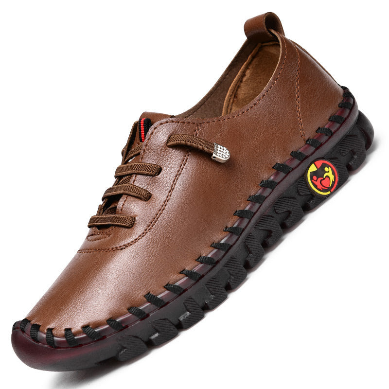 NIVANOO | Mocassins Confort en Cuir Souple