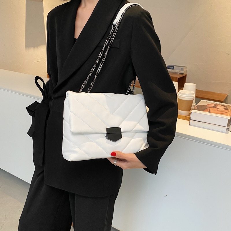 Sac Bandoulière Femme en Simili Cuir Brodé