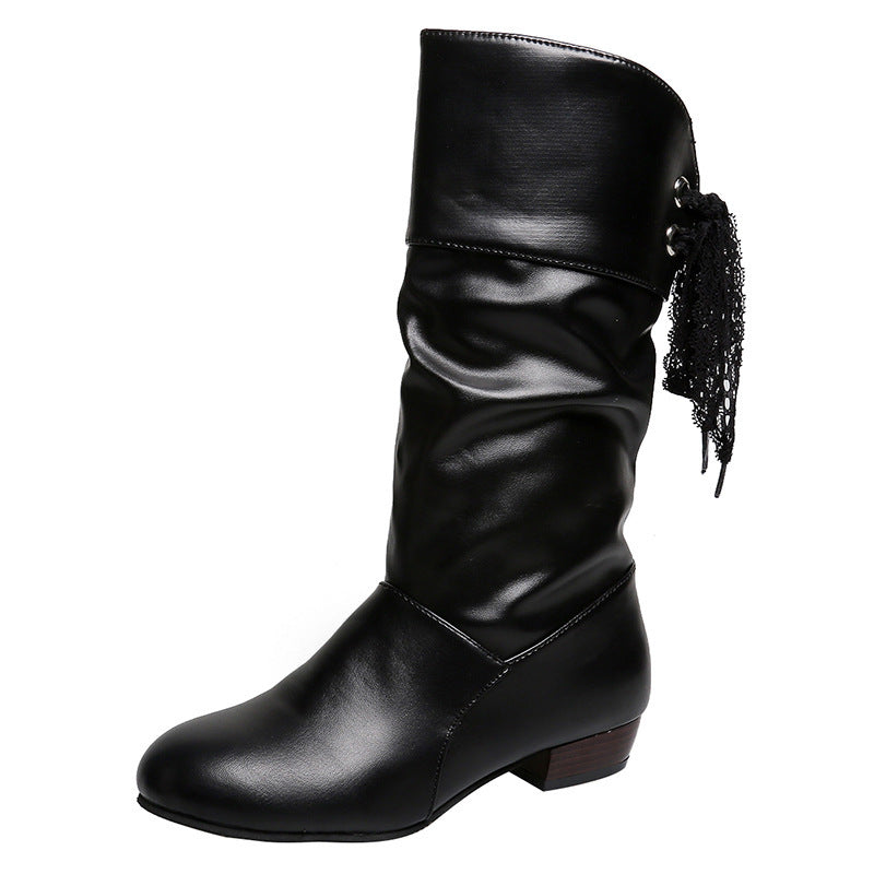 NIVANOO | Bottes Courtes à Bout Rond