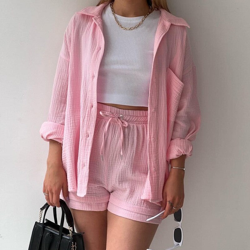 Ensemble Fluide Chemise & Short