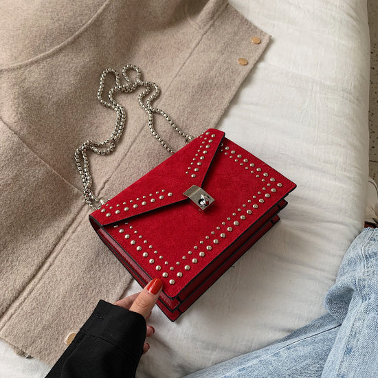 NIVANOO | Sac Bandoulière Clouté Moderne