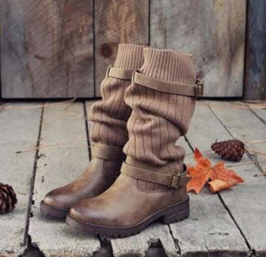 NIVANOO | Bottines Rétro d’Hiver Chaudes en Fourrure Douce