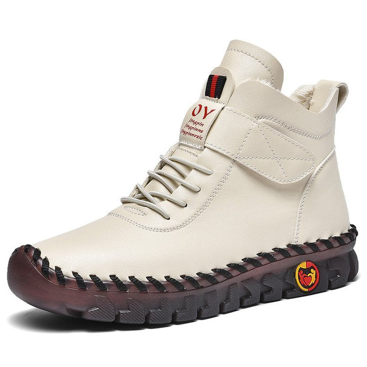 NIVANOO | Bottines d’Hiver Chaudes à Lacets en Fourrure Douce