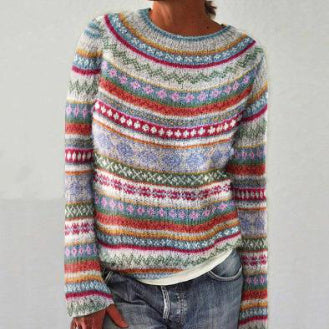 NIVANOO | Pull-Over Élégant à Silhouette Flatteuse