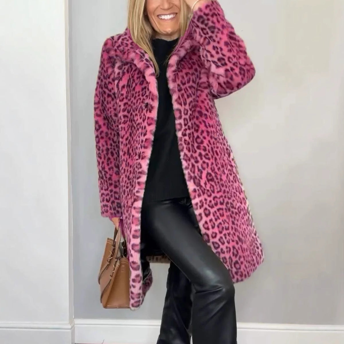NIVANOO | Manteau Léopard