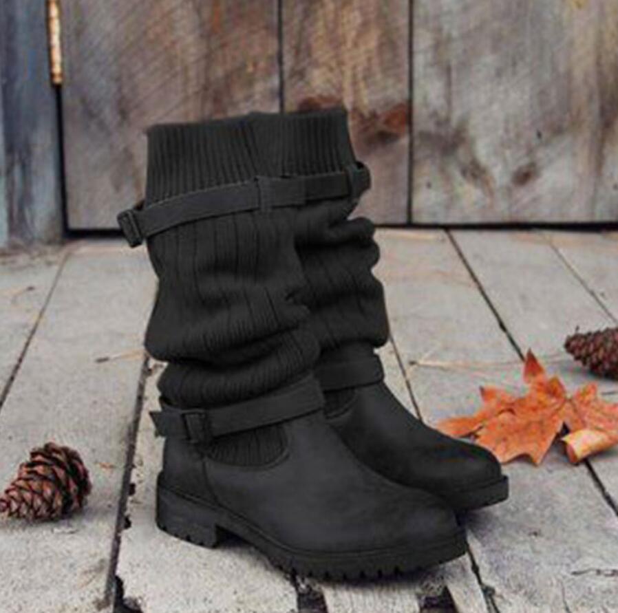 NIVANOO | Bottines Rétro d’Hiver Chaudes en Fourrure Douce