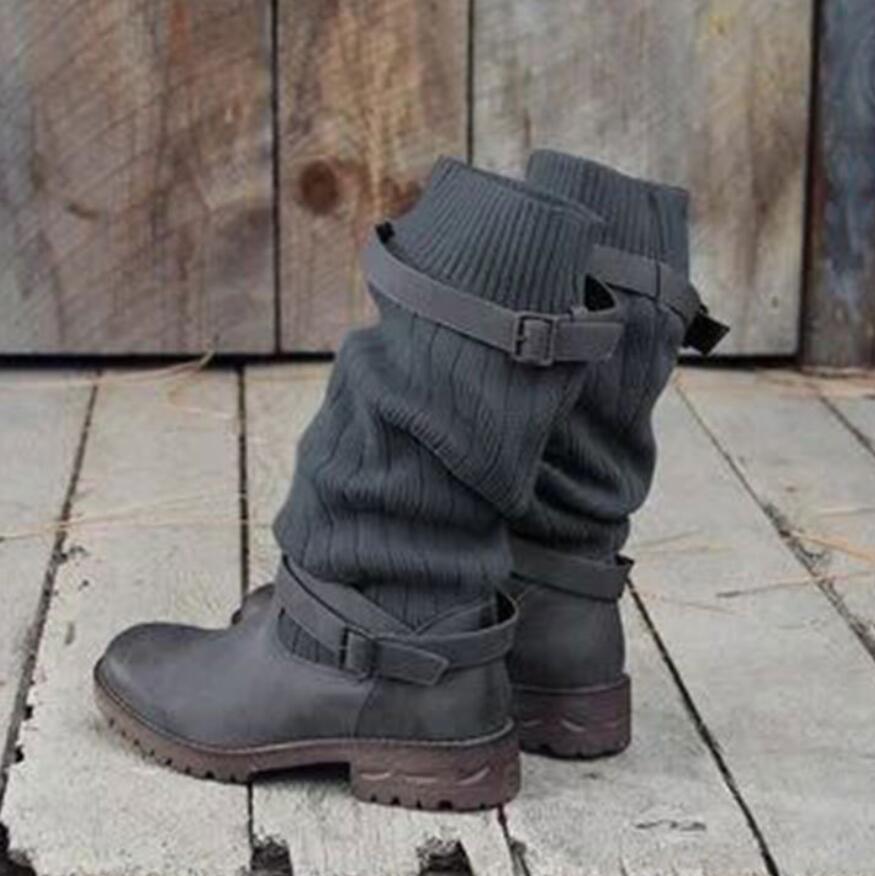 NIVANOO | Bottines Rétro d’Hiver Chaudes en Fourrure Douce
