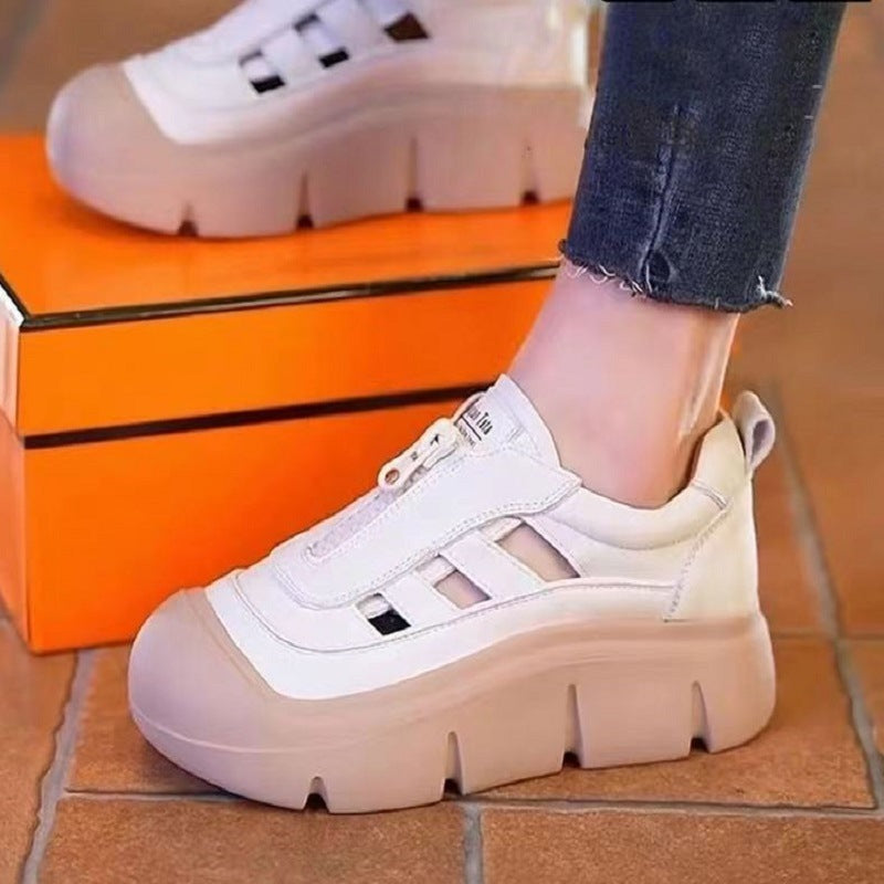 NIVANOO | Chaussures Plateforme à Coupe Aérée