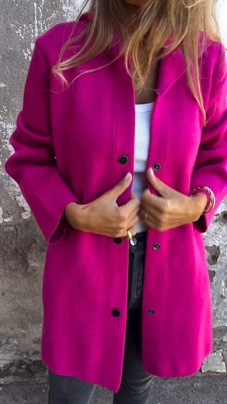 NIVANOO | Cardigan à Capuche Décontracté à Boutonnage Simple