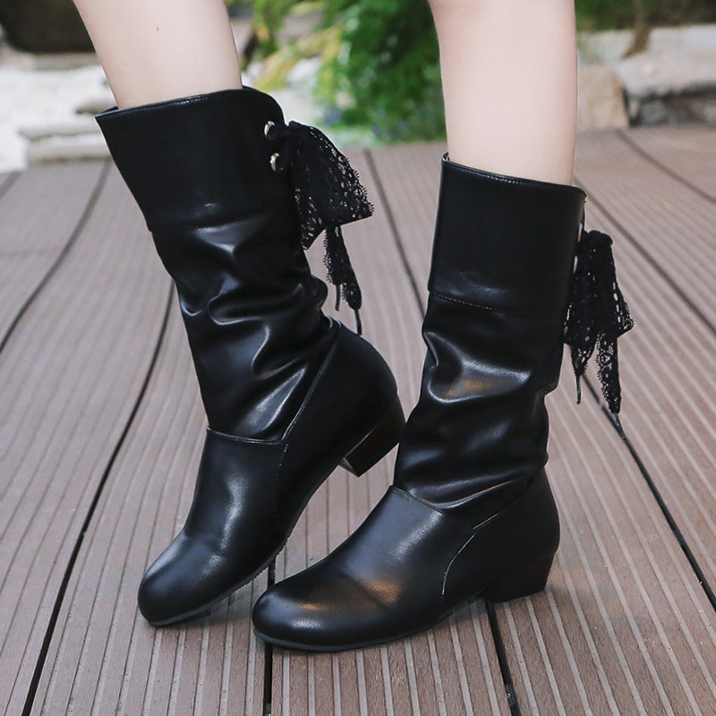 NIVANOO | Bottes Courtes à Bout Rond
