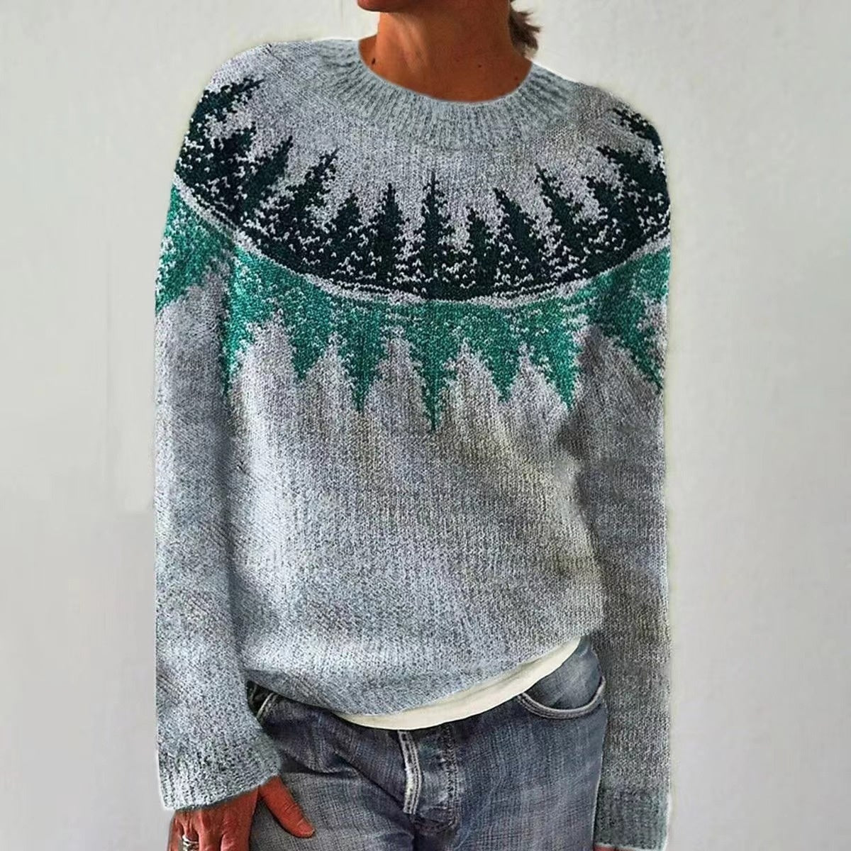 NIVANOO | Pull-Over Élégant à Silhouette Flatteuse