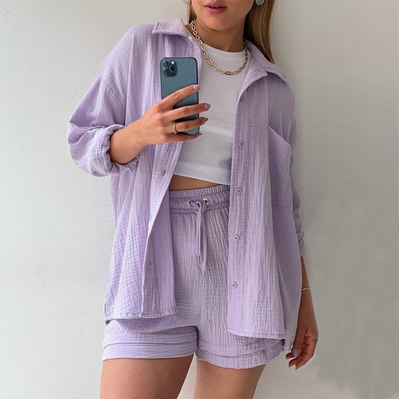 Ensemble Fluide Chemise & Short
