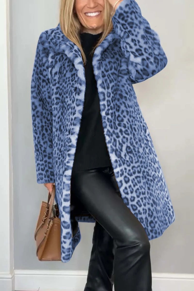 NIVANOO | Manteau Léopard