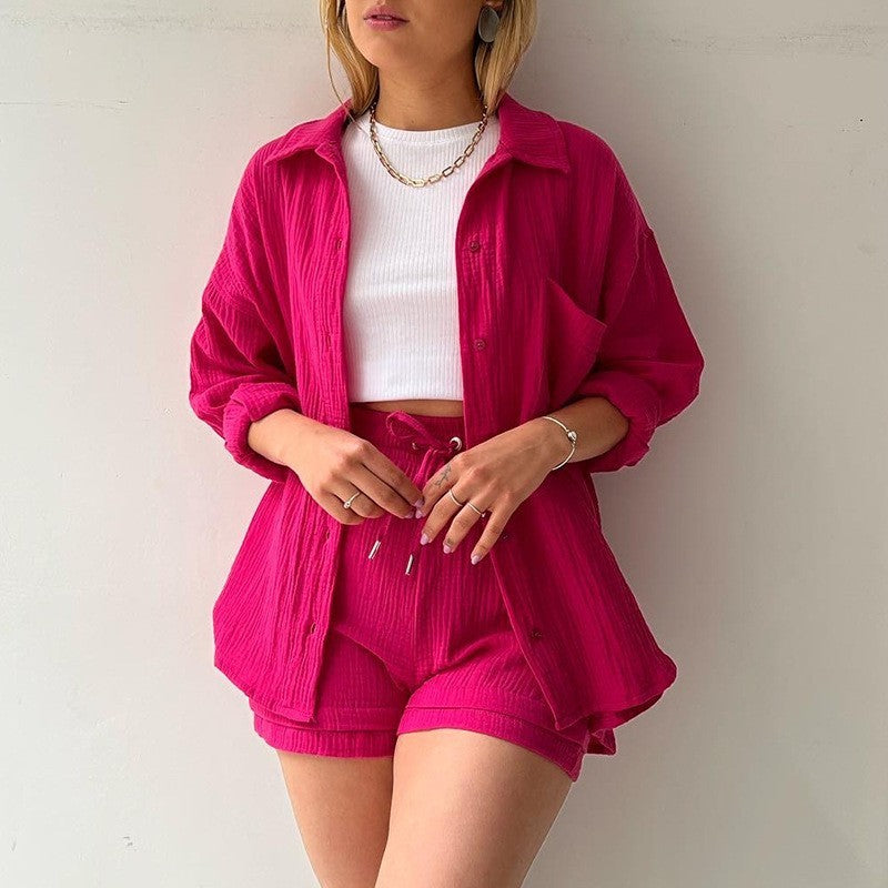 Ensemble Fluide Chemise & Short