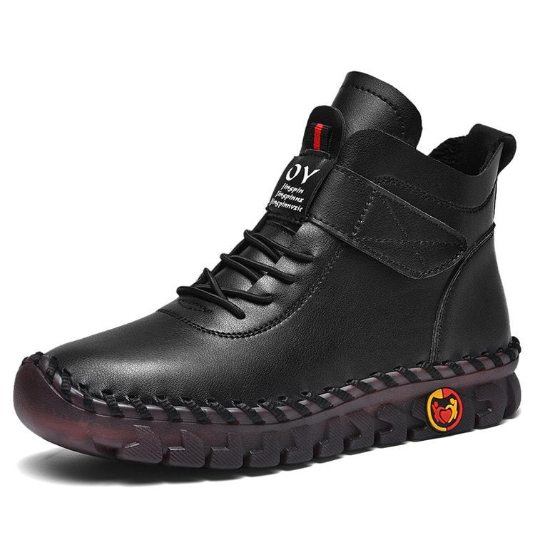 NIVANOO | Bottines d’Hiver Chaudes à Lacets en Fourrure Douce