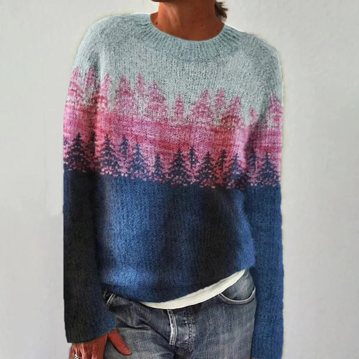 NIVANOO | Pull-Over Élégant à Silhouette Flatteuse