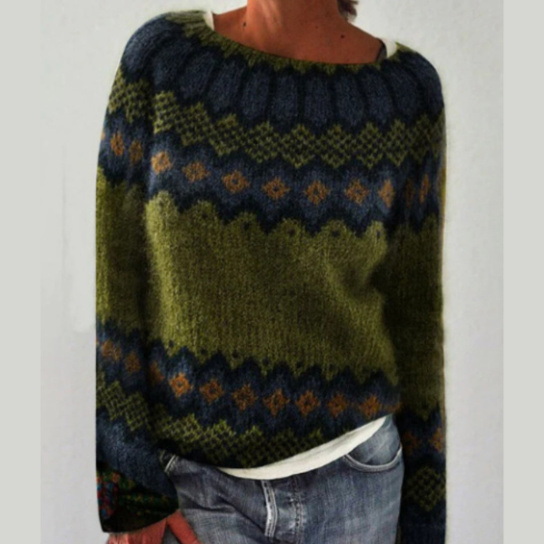 NIVANOO | Pull-Over Élégant à Silhouette Flatteuse