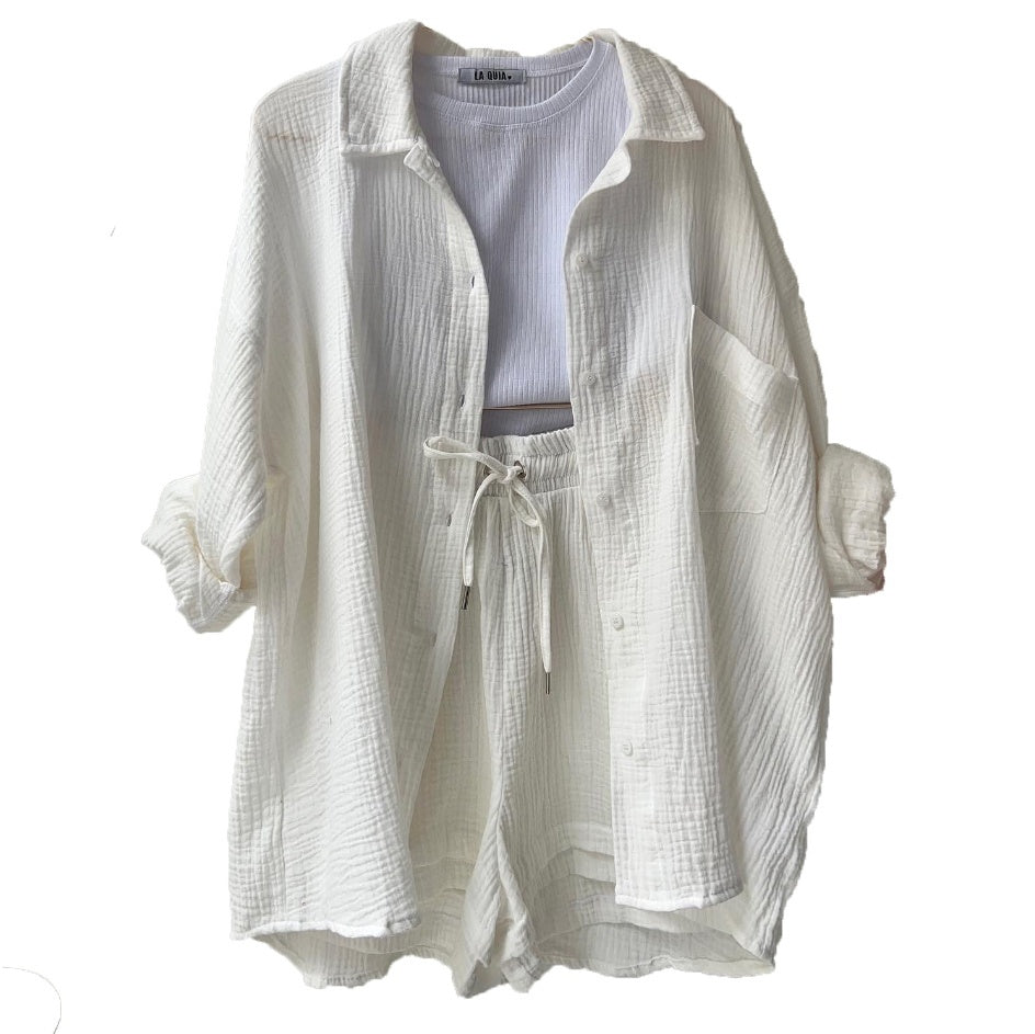 Ensemble Fluide Chemise & Short