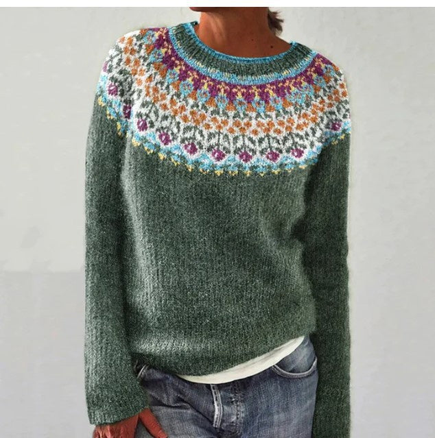 NIVANOO | Pull-Over Élégant à Silhouette Flatteuse