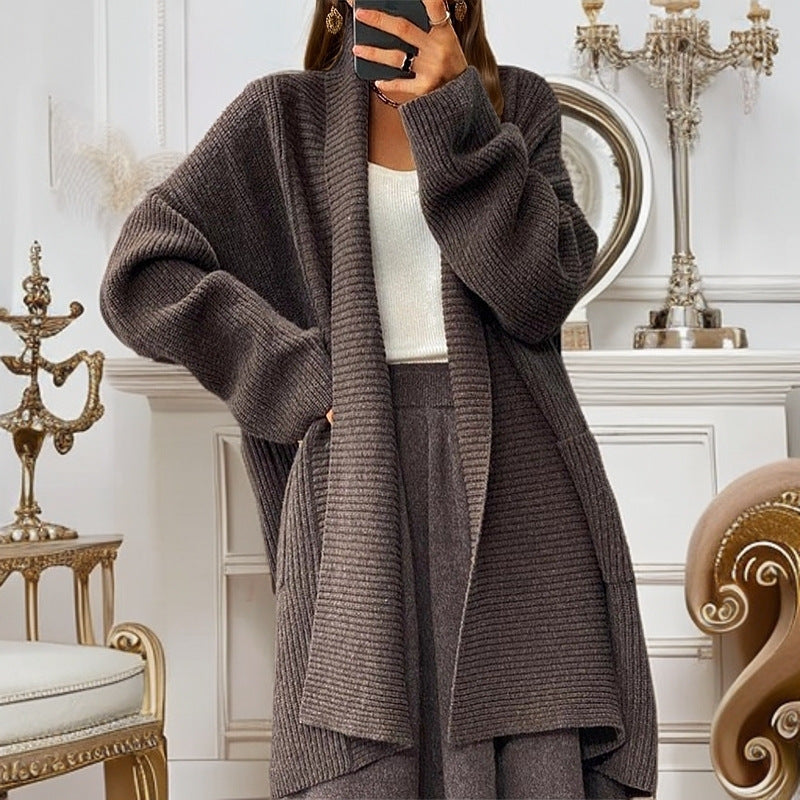 NIVANOO | Manteau Long Décontracté et Élégant