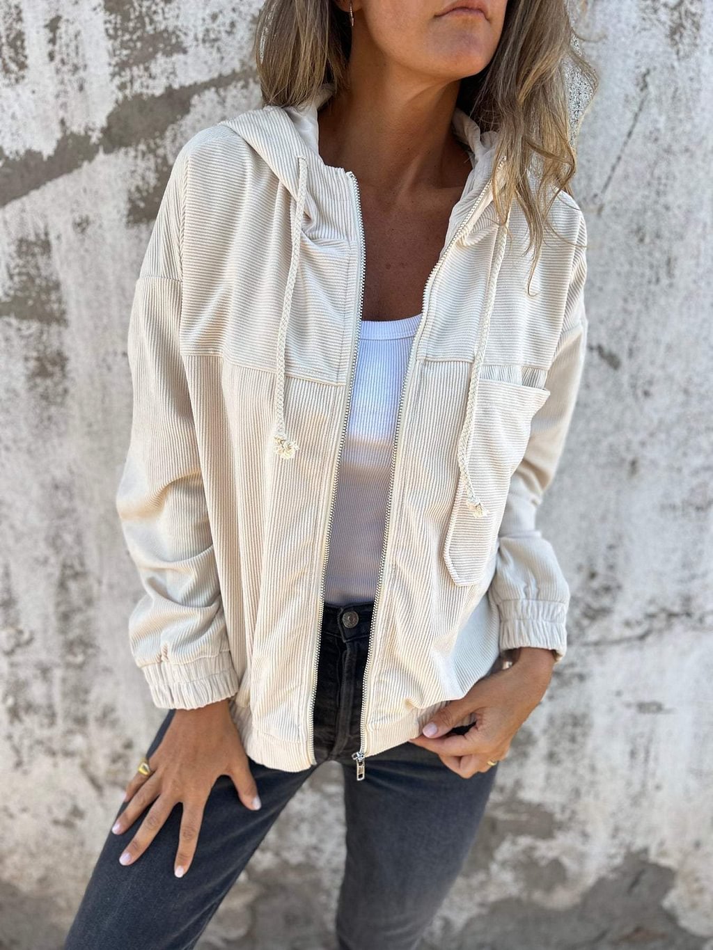 NIVANOO | Veste à Capuche