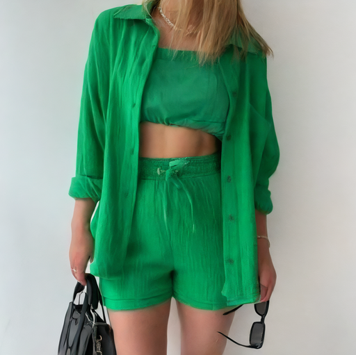 Ensemble Fluide Chemise & Short