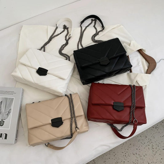 Sac Bandoulière Femme en Simili Cuir Brodé
