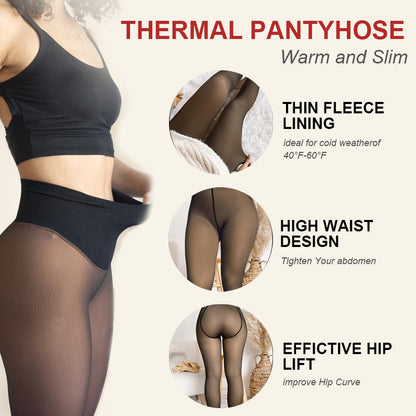 🎄 New Compression Magic Leggings – Fleece-Lined Warmth from XXS to 3XL❄️-2