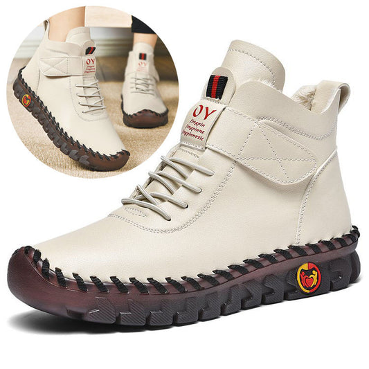 NIVANOO | Bottines d’Hiver Chaudes à Lacets en Fourrure Douce