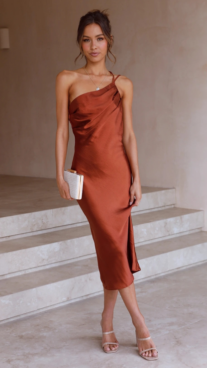 Robe Ajustée à Lacets au Dos