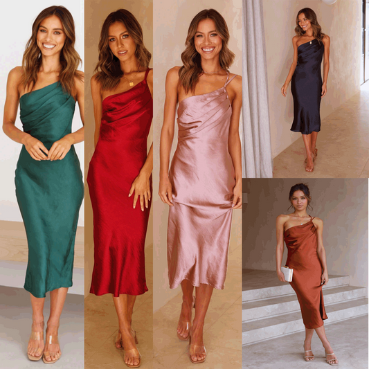 Robe Ajustée à Lacets au Dos