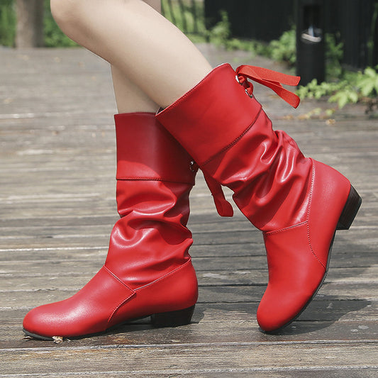 NIVANOO | Bottes Courtes à Bout Rond