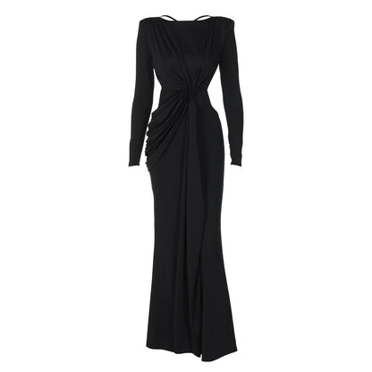 Robe Ajustée Sexy Dos Évidé