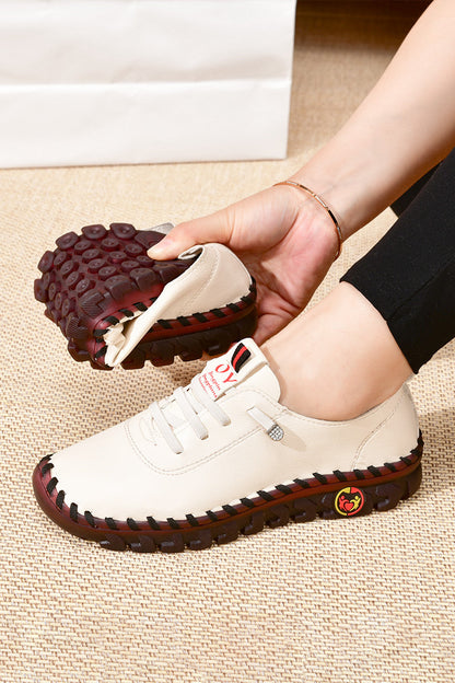 NIVANOO | Mocassins Confort en Cuir Souple