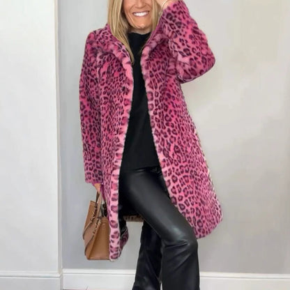 NIVANOO | Manteau Léopard
