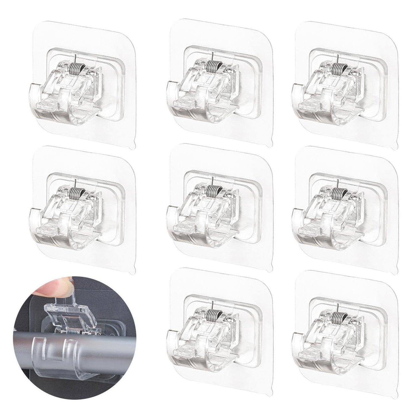 No-Drill Curtain Rod Brackets