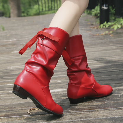 NIVANOO | Bottes Courtes à Bout Rond