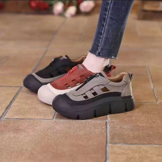 NIVANOO | Chaussures Plateforme  à Coupe Aérée