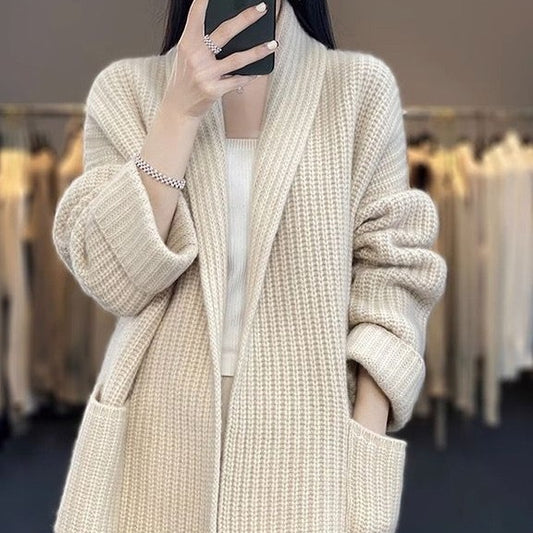 NIVANOO | Manteau Long Décontracté et Élégant