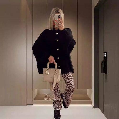 NIVANOO | Cardigan Décontracté Uni – Coupe