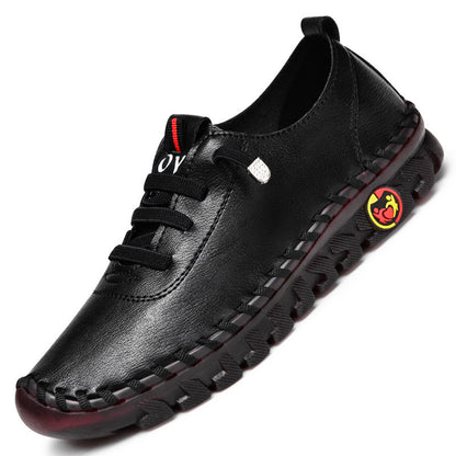 NIVANOO | Mocassins Confort en Cuir Souple