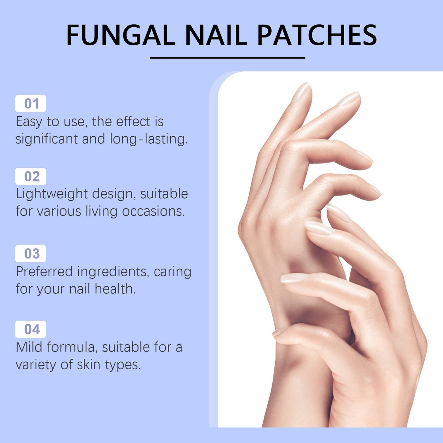 Nail care strips: gentle nail care, convenient for daily cleaning and easy to use.